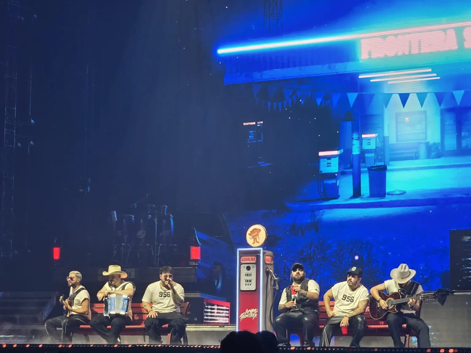 a group of men on a stage