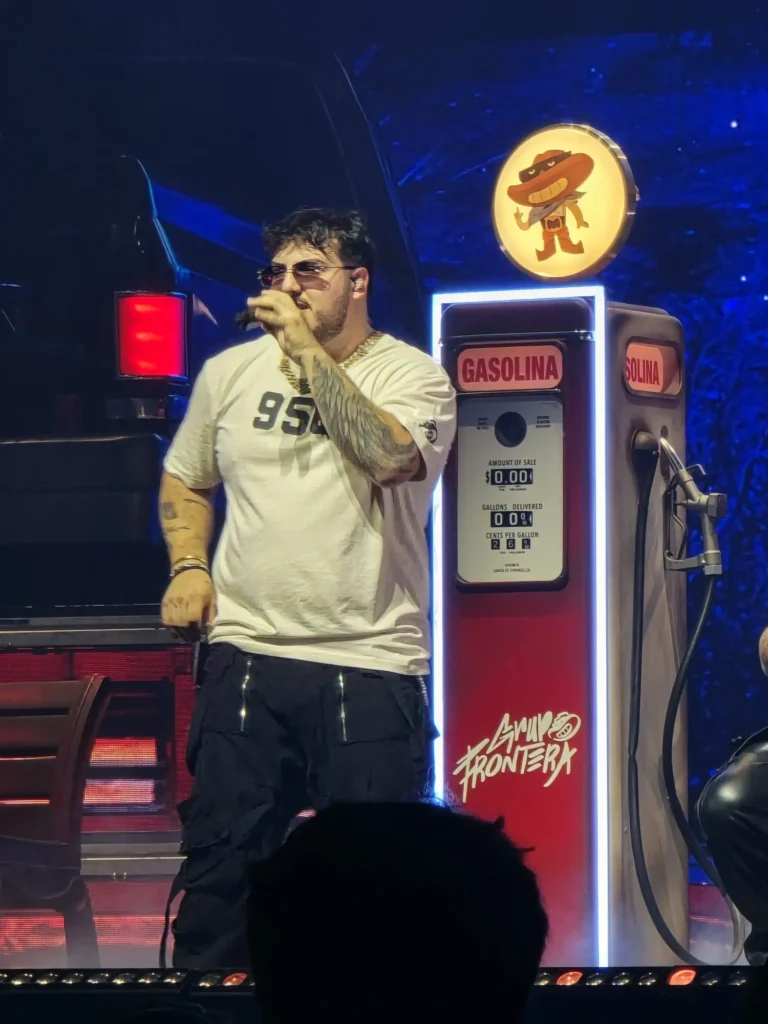 a man on a stage