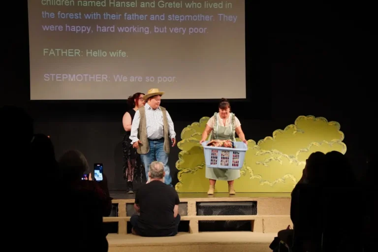 a group of people on stage