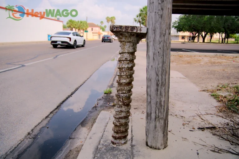 Giant Screw In Rio Grande City