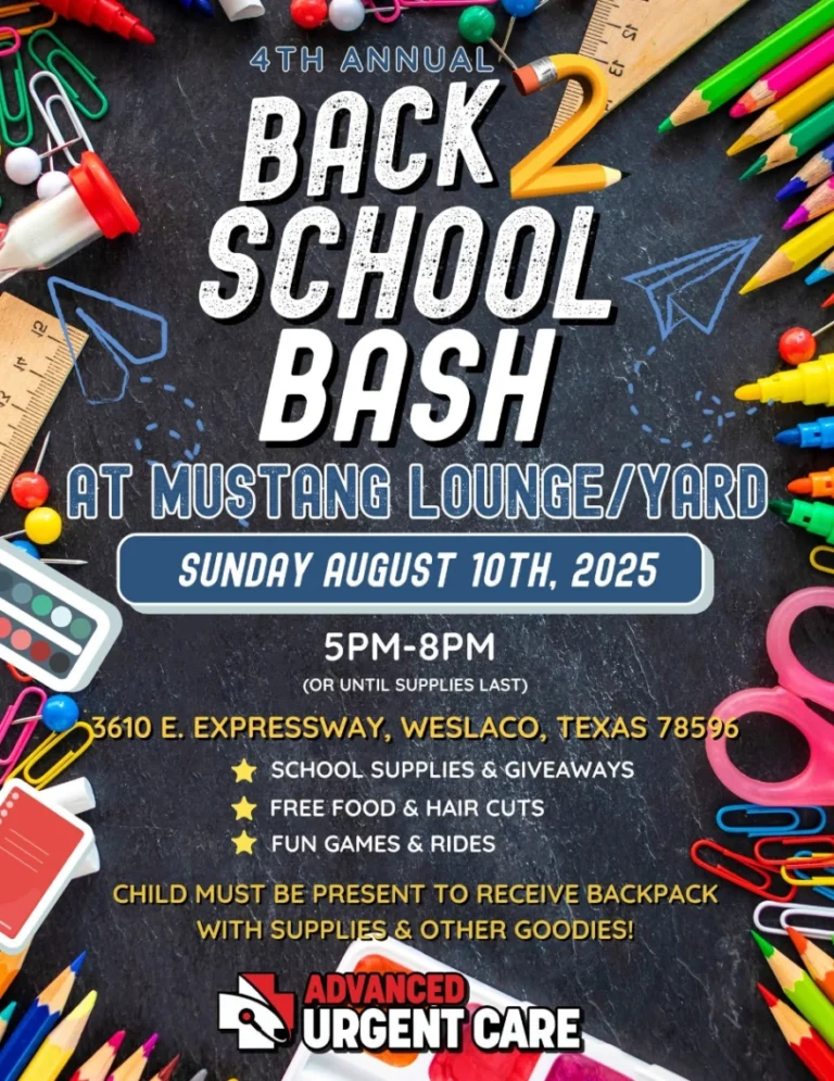 Join Us For The 4th Annual Back 2 School Bash