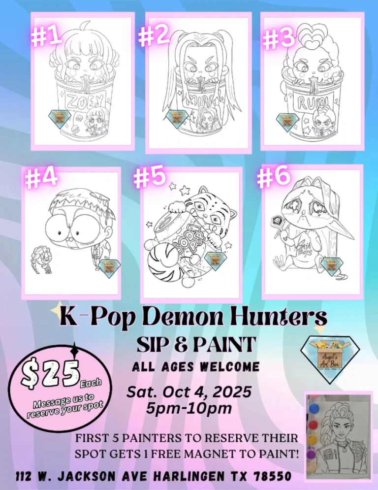 Kpop Demon Hunters Sip Paint Market 1