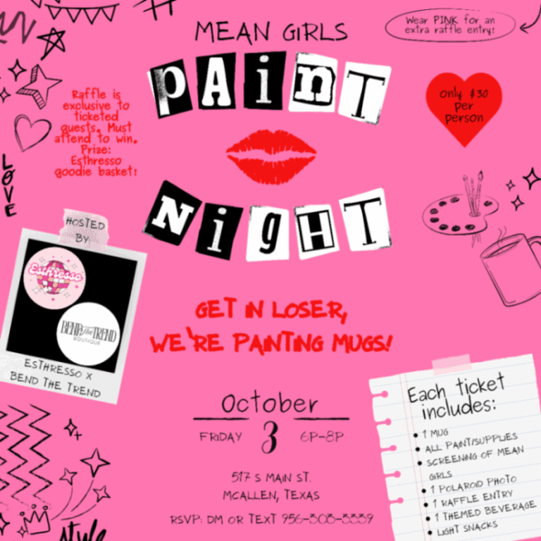 Mean Girls Paint Night