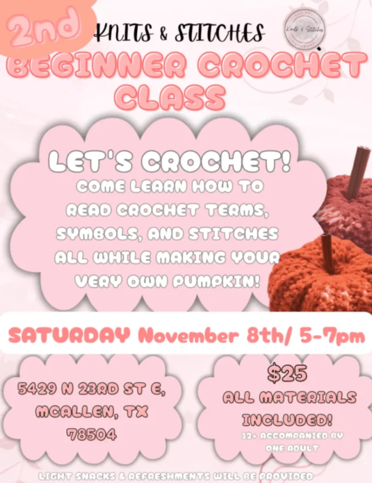 Beginners Crochet Class