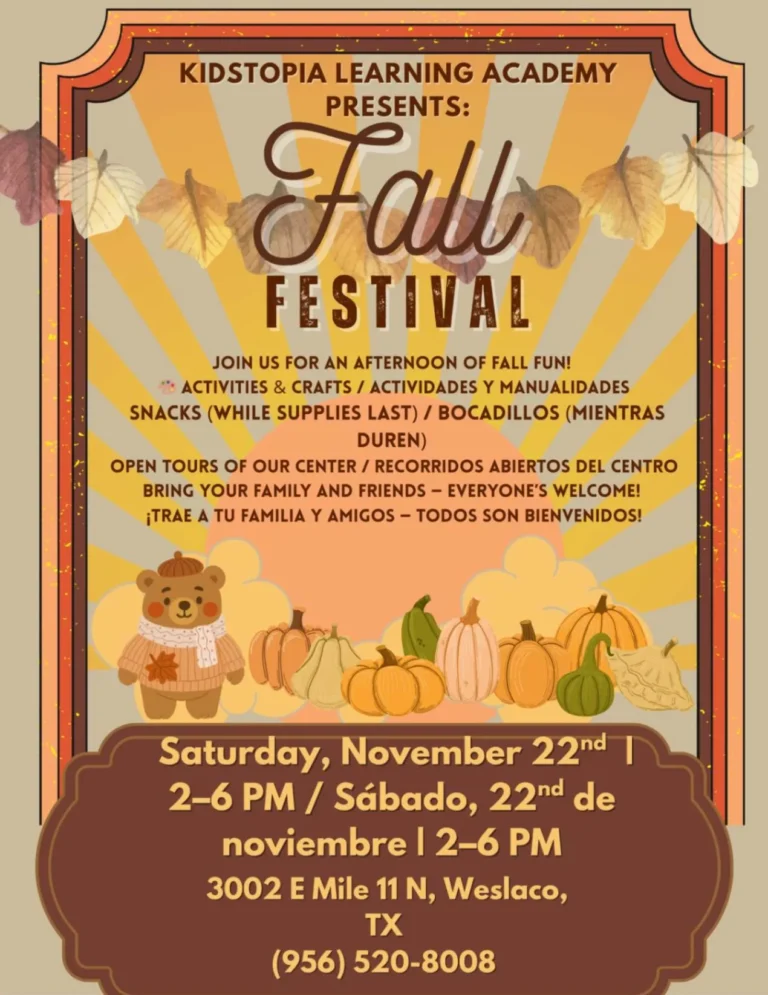 Kidstopia Learning Academy Presents Fall Festival