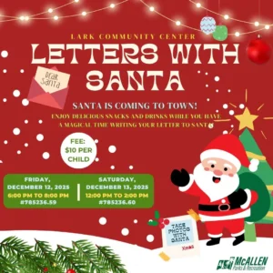 Lark Community Center Letters With Santa