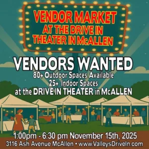 Vendor Market At Valleys Drive In Theater