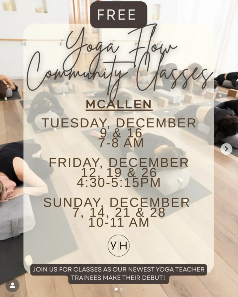 Yoga Flow Community Classes