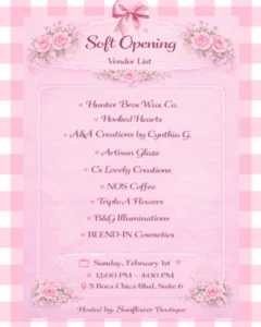 Sunflower Boutique Soft Opening 2