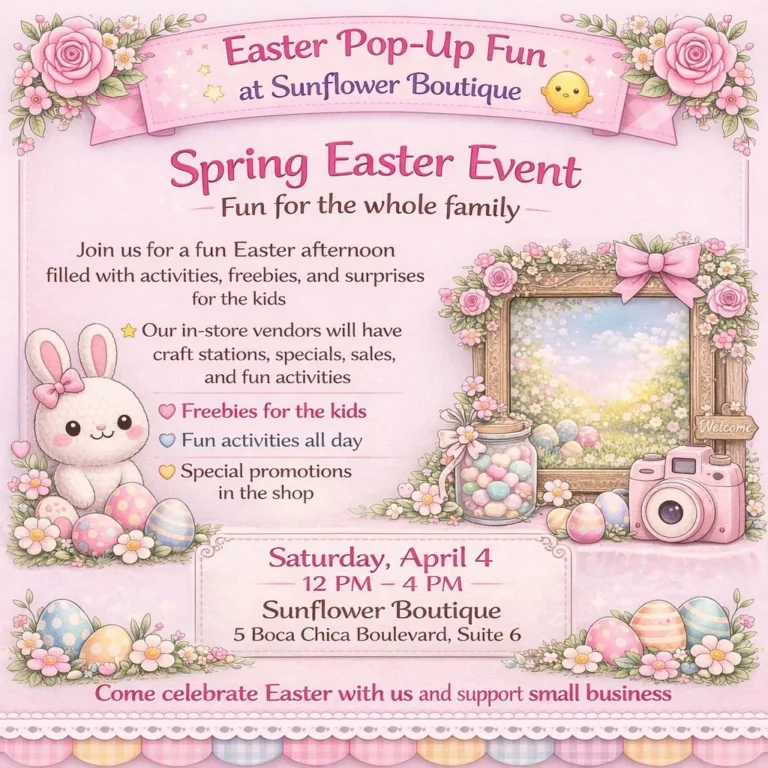 Easter Pop-Up Fun at Sunflower Boutique - Image 01 (March 30, 2026)