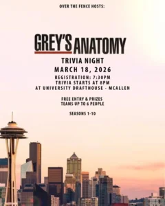 Greys Anatomy Trivia Night
