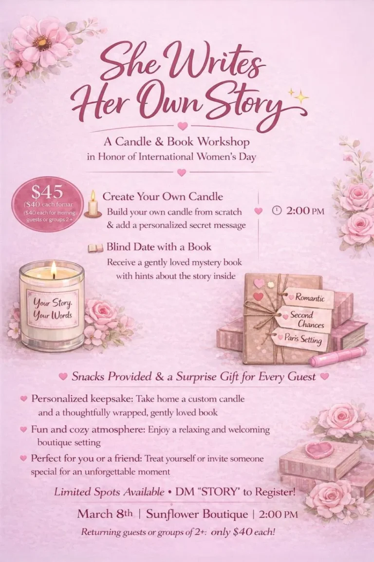 She Writes Her Own Story Workshop