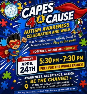 Capes 4 a Cause: Autism Awareness Walk - Image 01 (April 10, 2026)