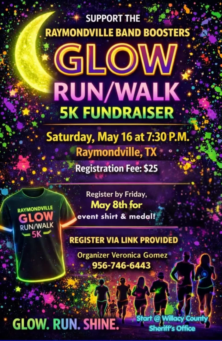 RAYMONDVILLE BAND BOOSTERS GLOW RUN/WALK - Image 01 (April 24, 2026)