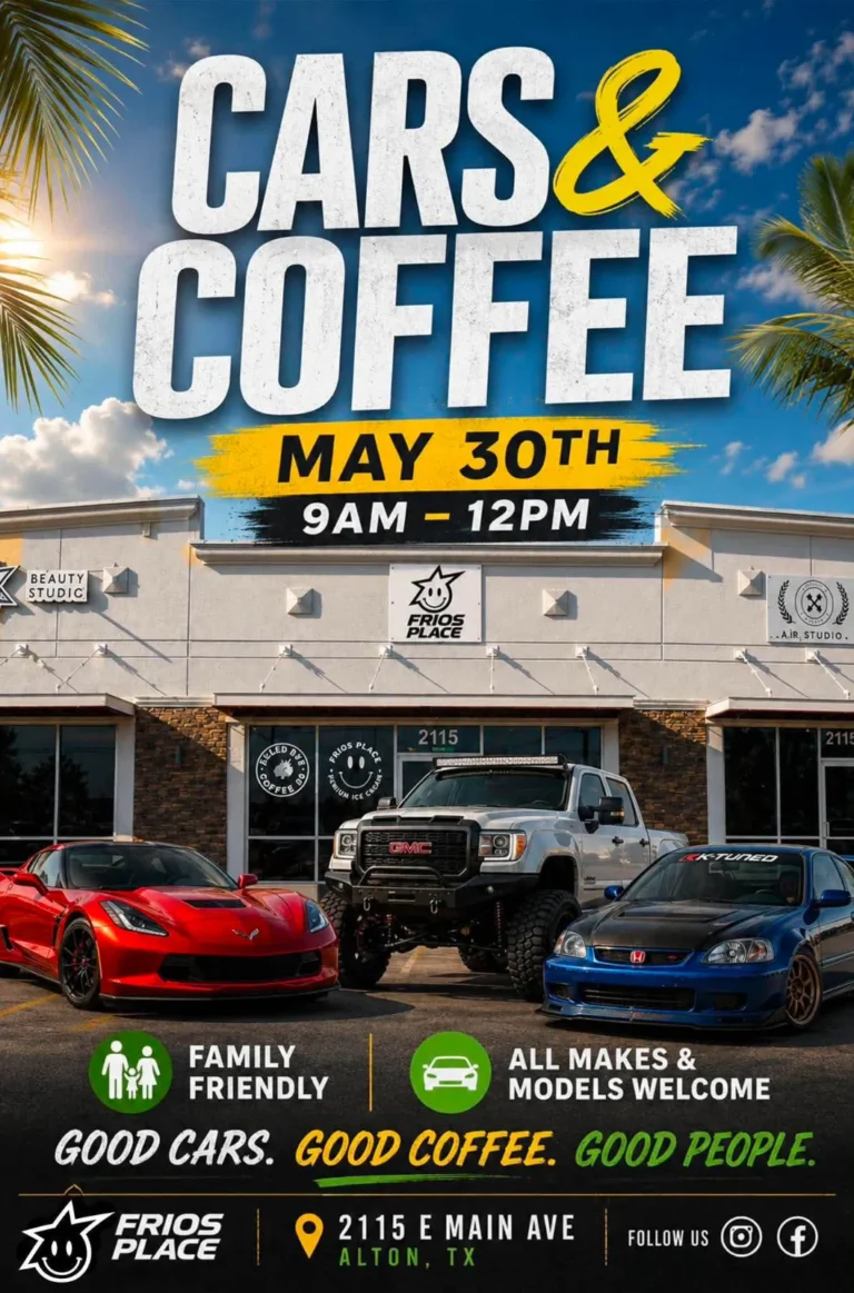 Cars & Coffee at Frios Place - Image 01 (May 26, 2026)
