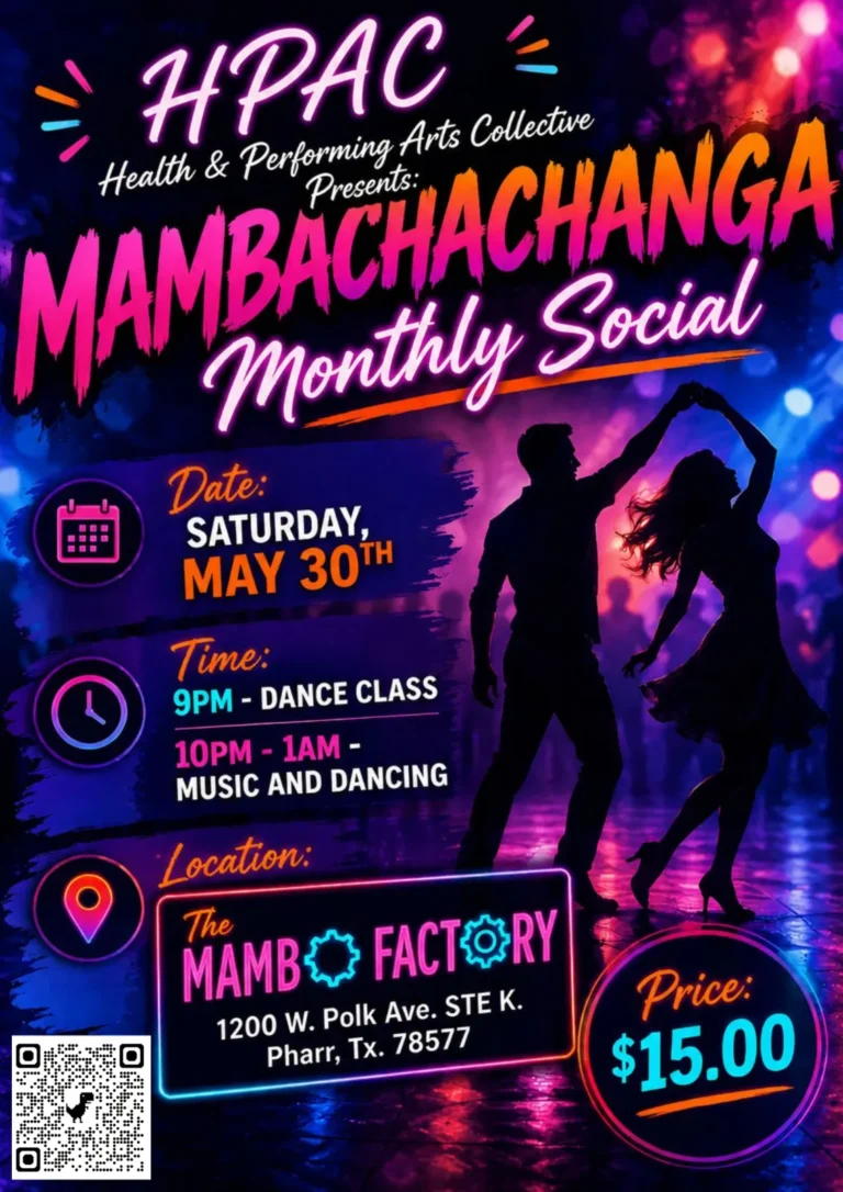 May Monthly Latin Dance Social - Image 01 (May 10, 2026)