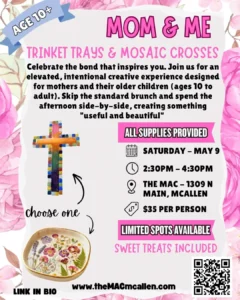 Mom & Me at The MAC: Trinket Trays & Mosaic Crosses - Image 01 (May 7, 2026)
