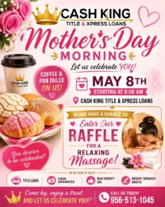 Mother’s Day Morning Cash King - Image 01 (May 7, 2026)