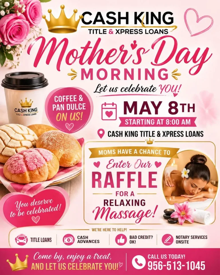 Mother’s Day Morning Cash King - Image 01 (May 7, 2026)