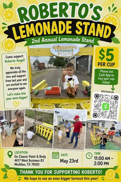 Roberto’s 2nd Annual Lemonade Stand - Image 04 (May 13, 2026)