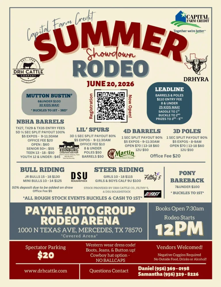 DRH Summer Showdown Rodeo 2026 - Image 01 (June 14, 2026)