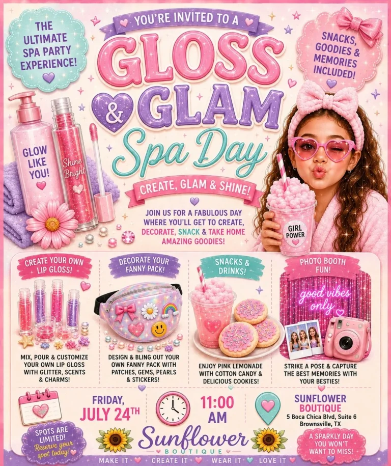 Gloss & Glam Spa Day - Image 01 (June 4, 2026)