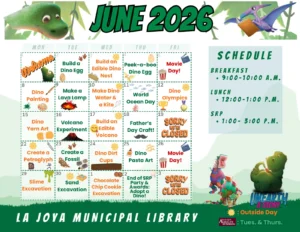 La Joya Municipal Library Summer Events - Image 01 (June 3, 2026)