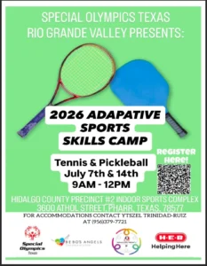 RGV 2026 Adaptive Sports Skills Camps Tennis & Pickleball - Image 01 (June 4, 2026)