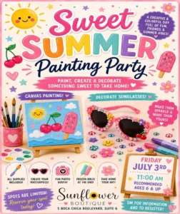 Sweet Summer Painting Party - Image 01 (June 4, 2026)