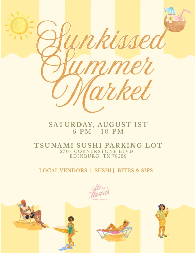 Sunkissed Summer Market at Tsunami Sushi - Image 01 (July 29, 2026)