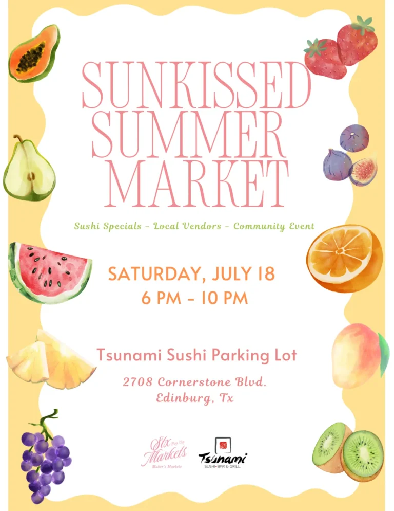 SunKissed Summer Market- Join Us! - Image 01 (July 18, 2026)