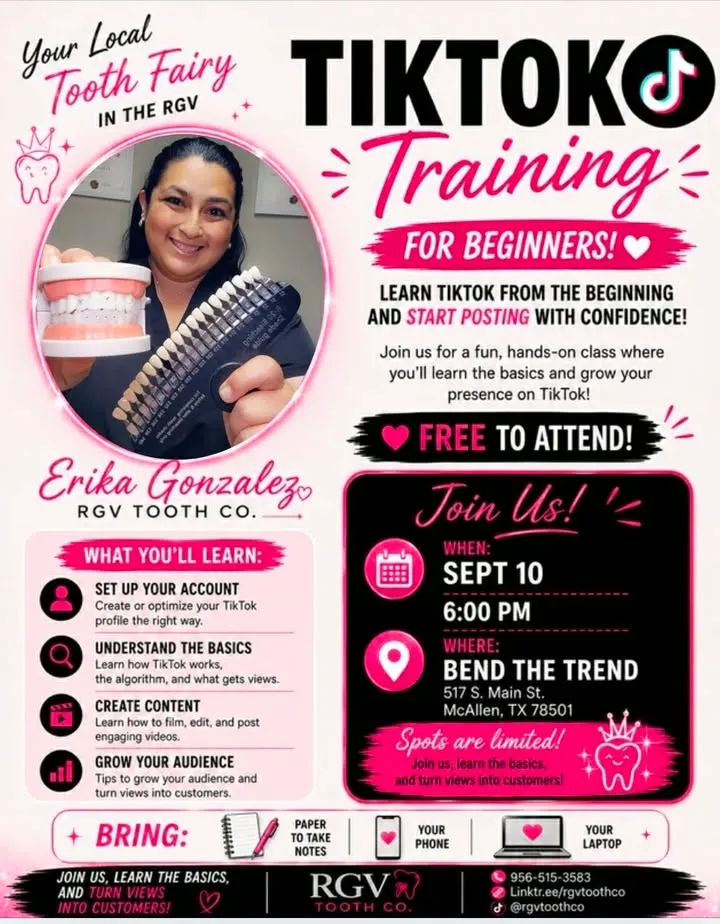 TikTok Training for Beginners! - Image 01 (August 24, 2026)