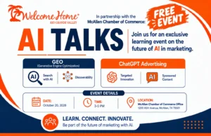 AI TALKS-Welcome Home RGV partnership w/McAllen Chamber - Image 01 (September 24, 2026)