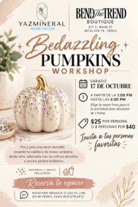 Bedazzling Pumpkin Workshop - Image 01 (October 2, 2026)