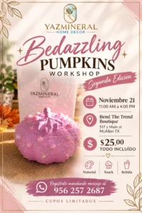 Bedazzling Pumpkins Workshop Segunda edición - Image 01 (October 28, 2026)