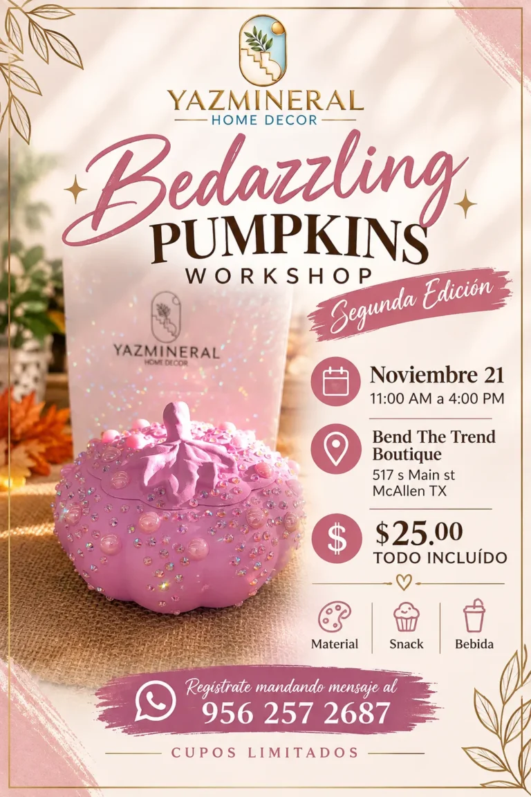 Bedazzling Pumpkins Workshop Segunda edición - Image 01 (October 28, 2026)