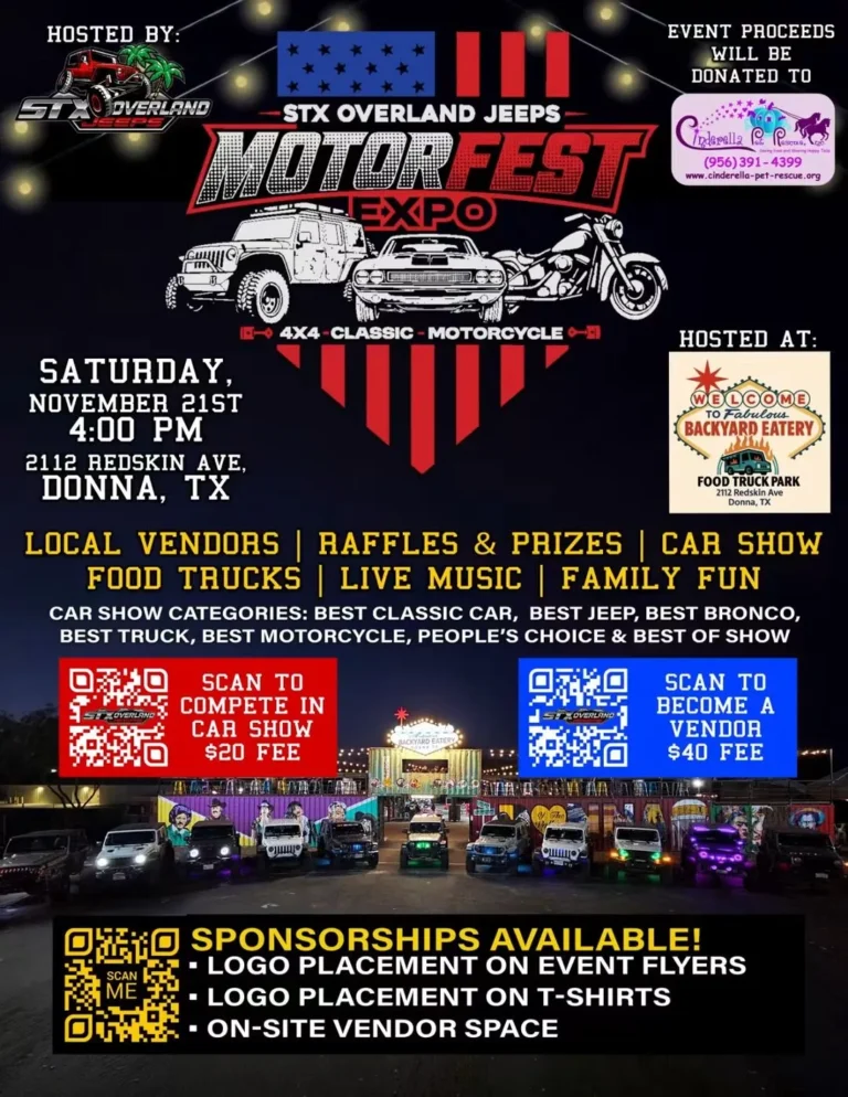 STX Overland Jeeps Motor Fest - Image 01 (October 6, 2026)
