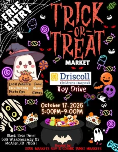 Trick or Treat Market and Toy Drive at The Black Bear Diner - Image 01 (October 14, 2026)