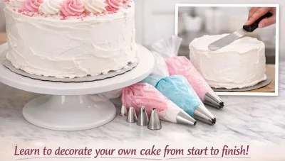 Adult Beginner Cake Decorating Class Whipped Cream Basics